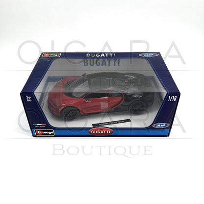 1:18 Bugatti Chiron Sport Red Diecast by BBurago