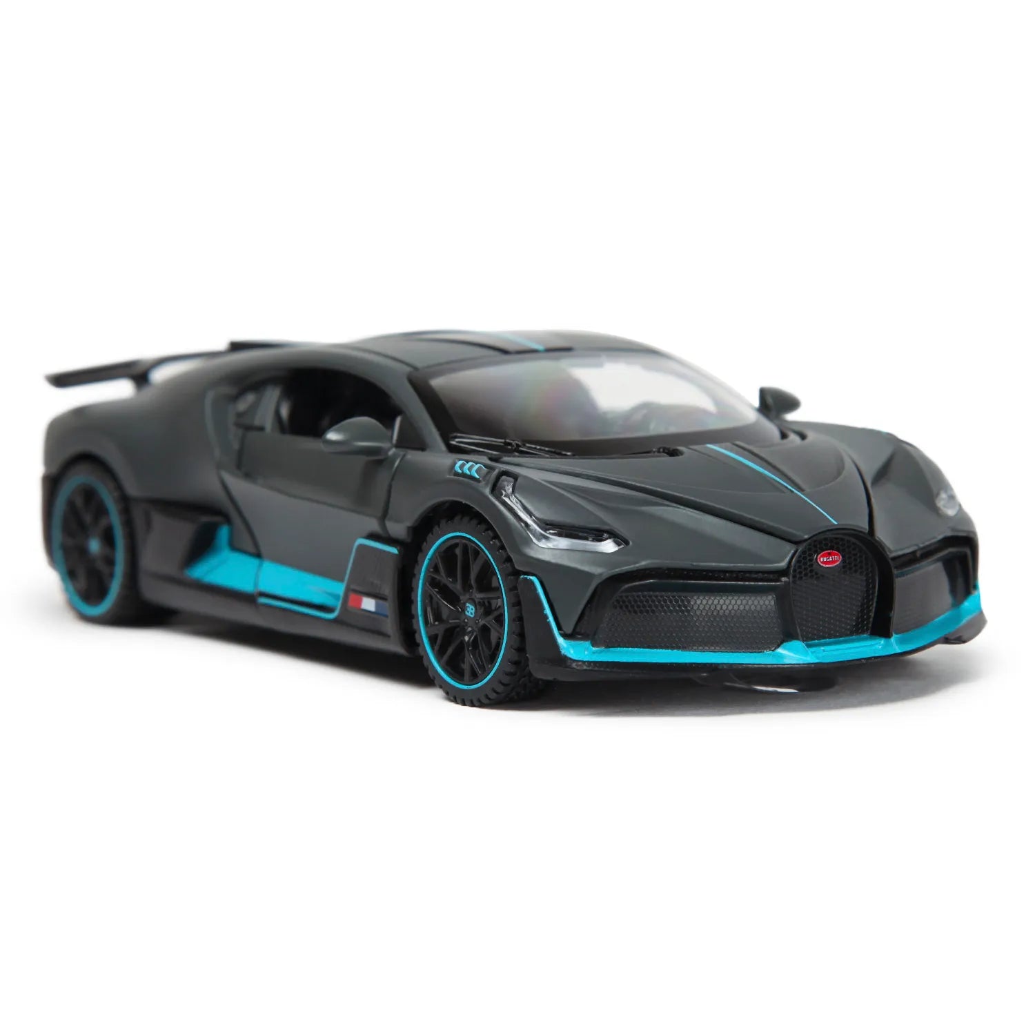 1:32 1/32 Scale Diecast Die Cast Bugatti Divo Grey Gray Rastar Special Edition Racing Track Hypercar Supercar Toy Car Kids Children Collectible Collectibles