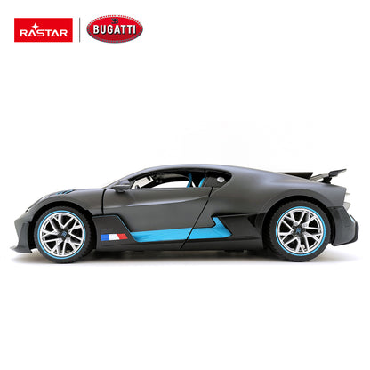 1:14 Scale RC Bugatti Divo Grey Large Racing Green Hypercar Supercar Radio Controlled Rastar Toy Car Kids Children