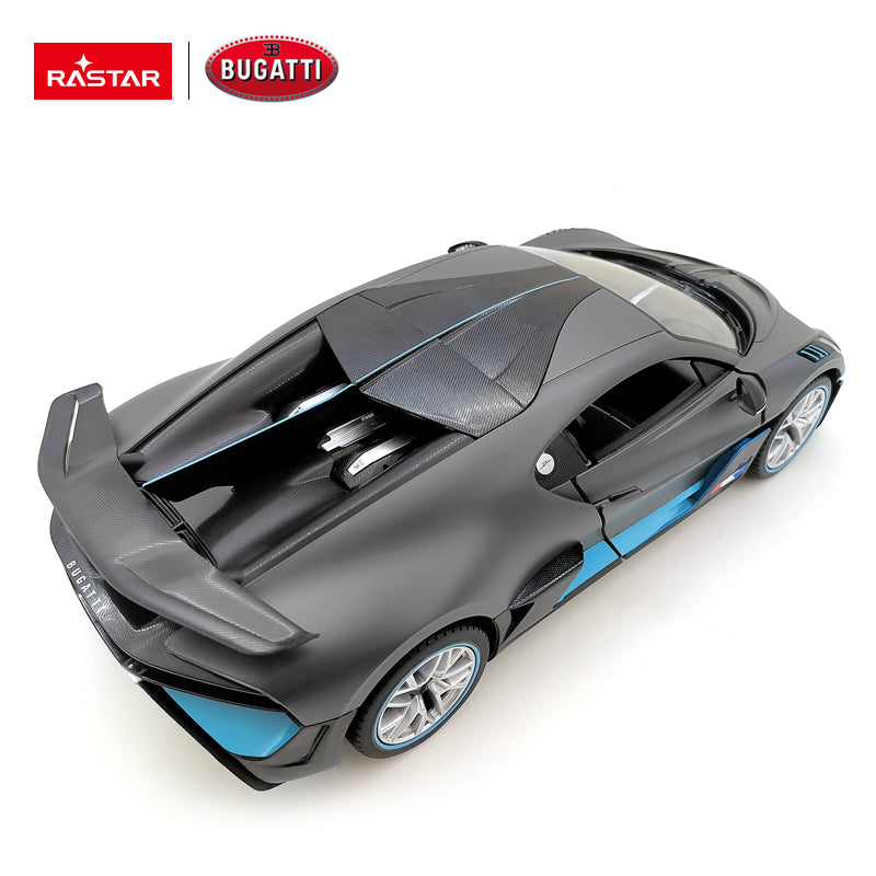 1:14 Scale RC Bugatti Divo Grey Large Racing Green Hypercar Supercar Radio Controlled Rastar Toy Car Kids Children