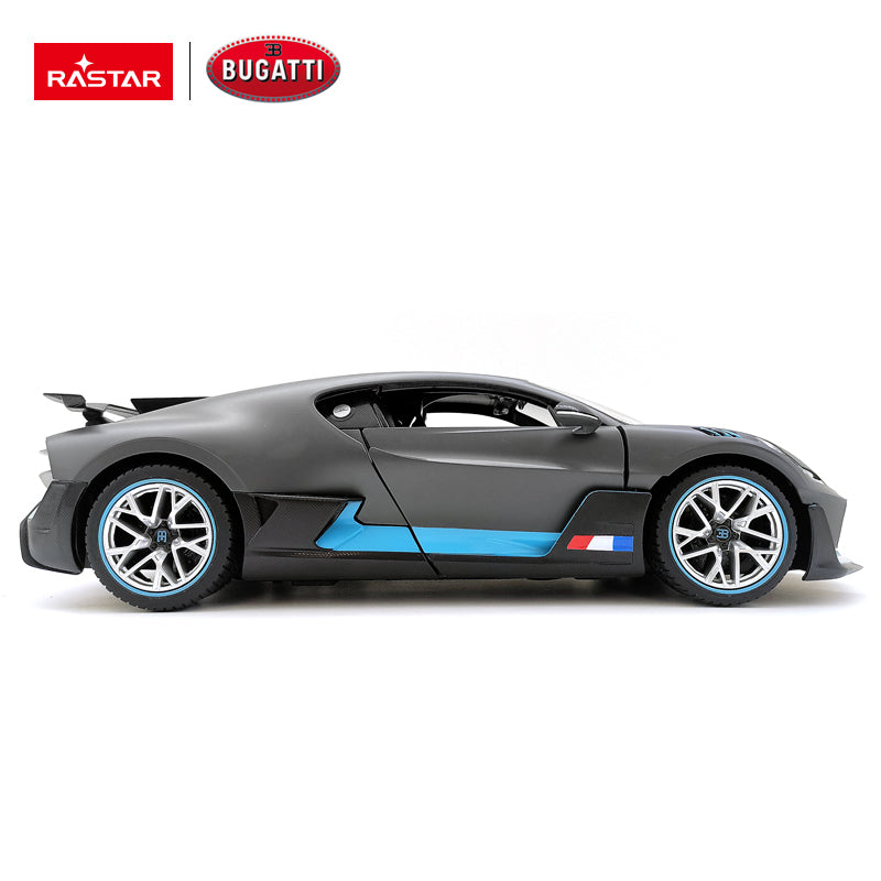 1:14 Scale RC Bugatti Divo Grey Large Racing Green Hypercar Supercar Radio Controlled Rastar Toy Car Kids Children