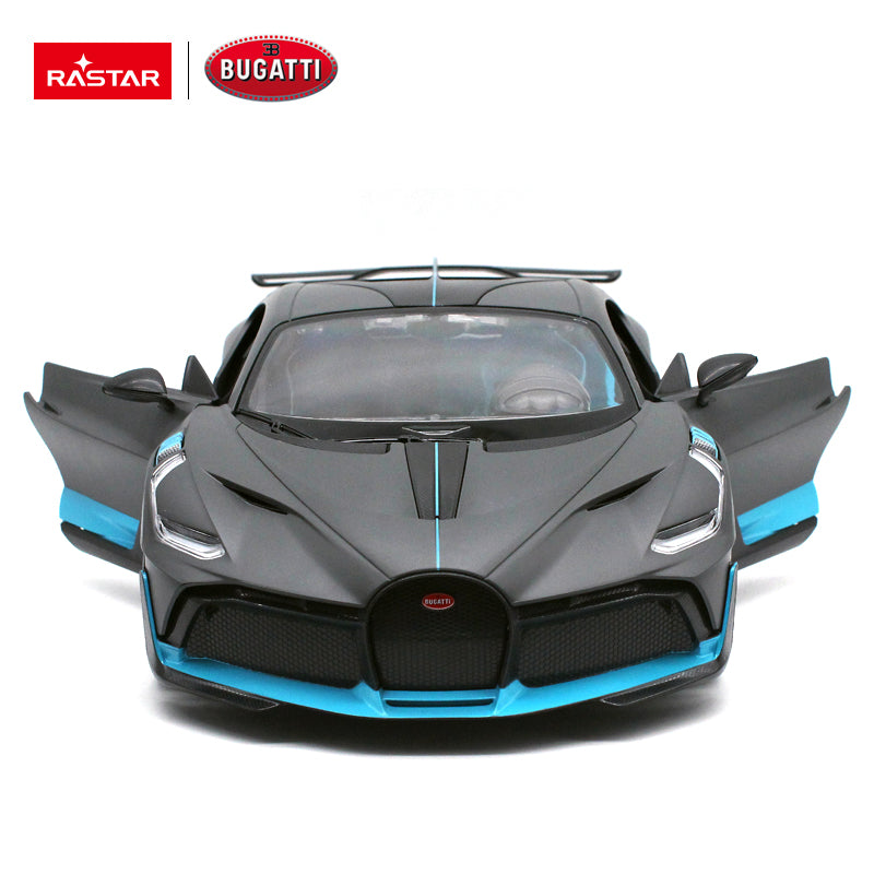 1:14 Scale RC Bugatti Divo Grey Large Racing Green Hypercar Supercar Radio Controlled Rastar Toy Car Kids Children