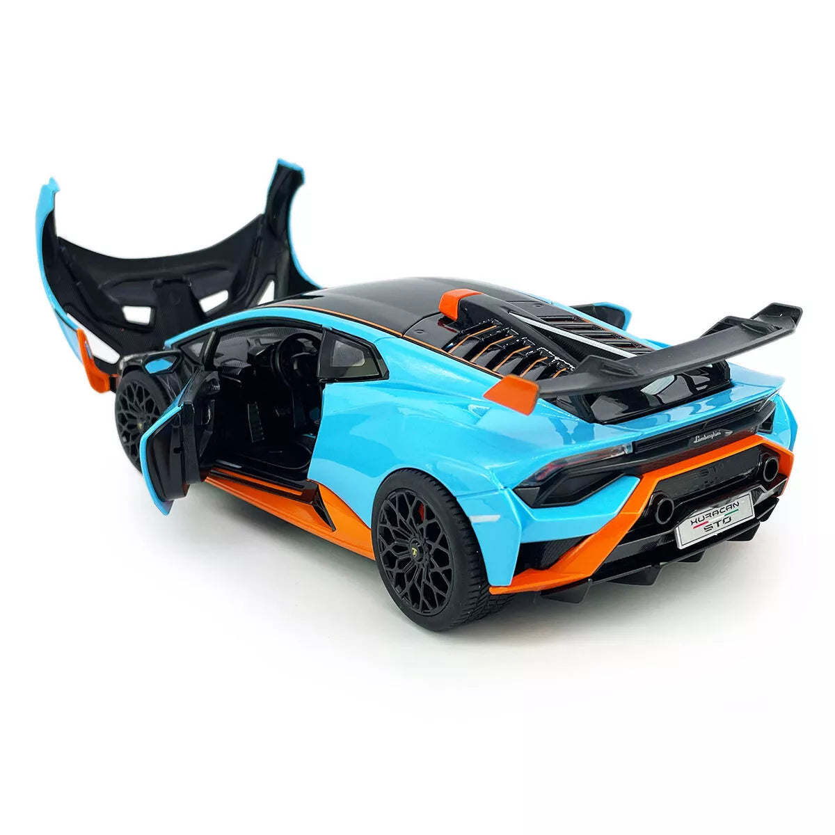 1:18 Lamborghini Huracan STO Blue Diecast by Rastar