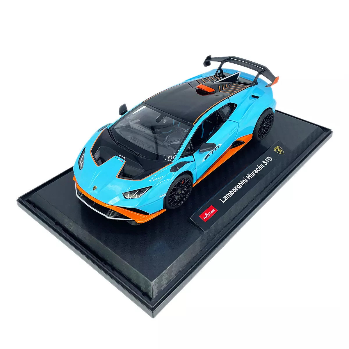 1:18 Lamborghini Huracan STO Blue Diecast by Rastar