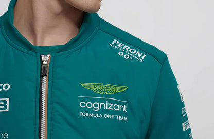 Aston Martin Cognizant Formula 1 2023 Men's Team Hybrid Jacket - Green