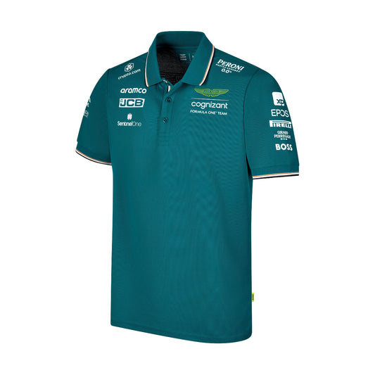 Aston Martin F1 '23 Men's Team Polo Shirt Green