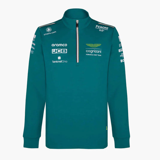 Aston Martin Cognizant F1 2023 Men's Team Mid Layer Sweater Green