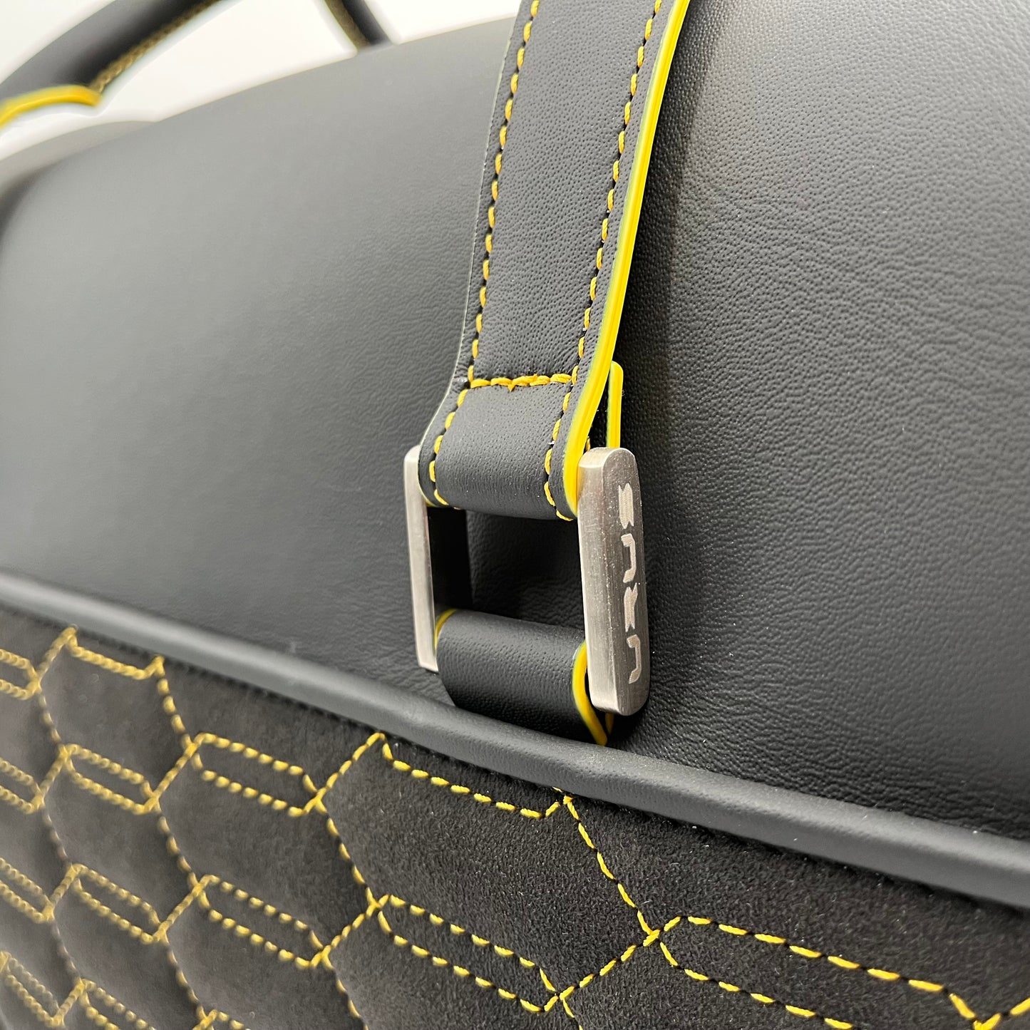 Lamborghini Urus Luggage Set - Black / Yellow Stitching