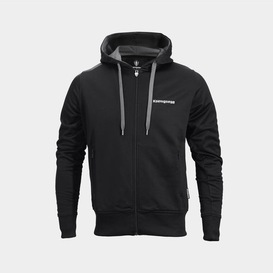 Koenigsegg Full Zip Hoodie Black