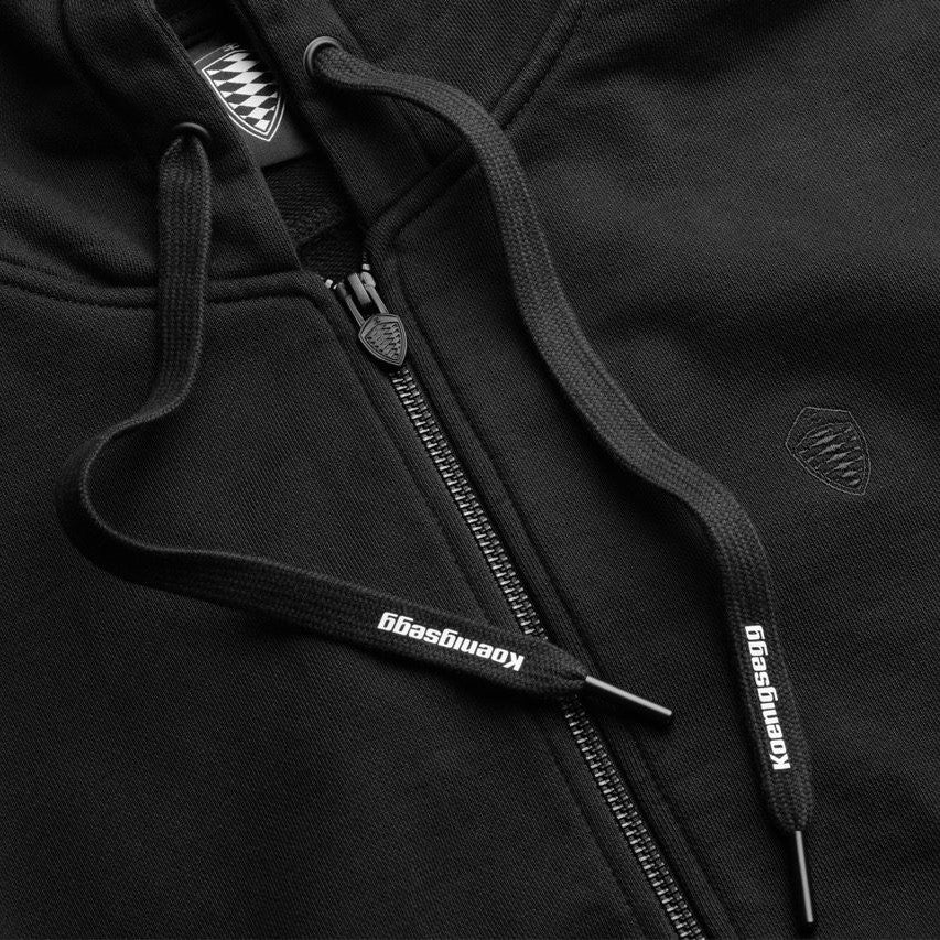 Koenigsegg Appliqué Zipped Hoodie