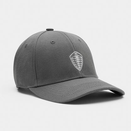 KECC-004 Koenigsegg Cap Grey Gray Sweden Swedish Agera Regera CCX Ghost Squadron Team Hat Baseball Cap Adjustable New Era Flexfit Flat Curved Clothing Apparel Lifestyle Merchandise Official Merch O'Gara Ogara Coach Beverly Hills Gift Gifts Outdoor Travel
