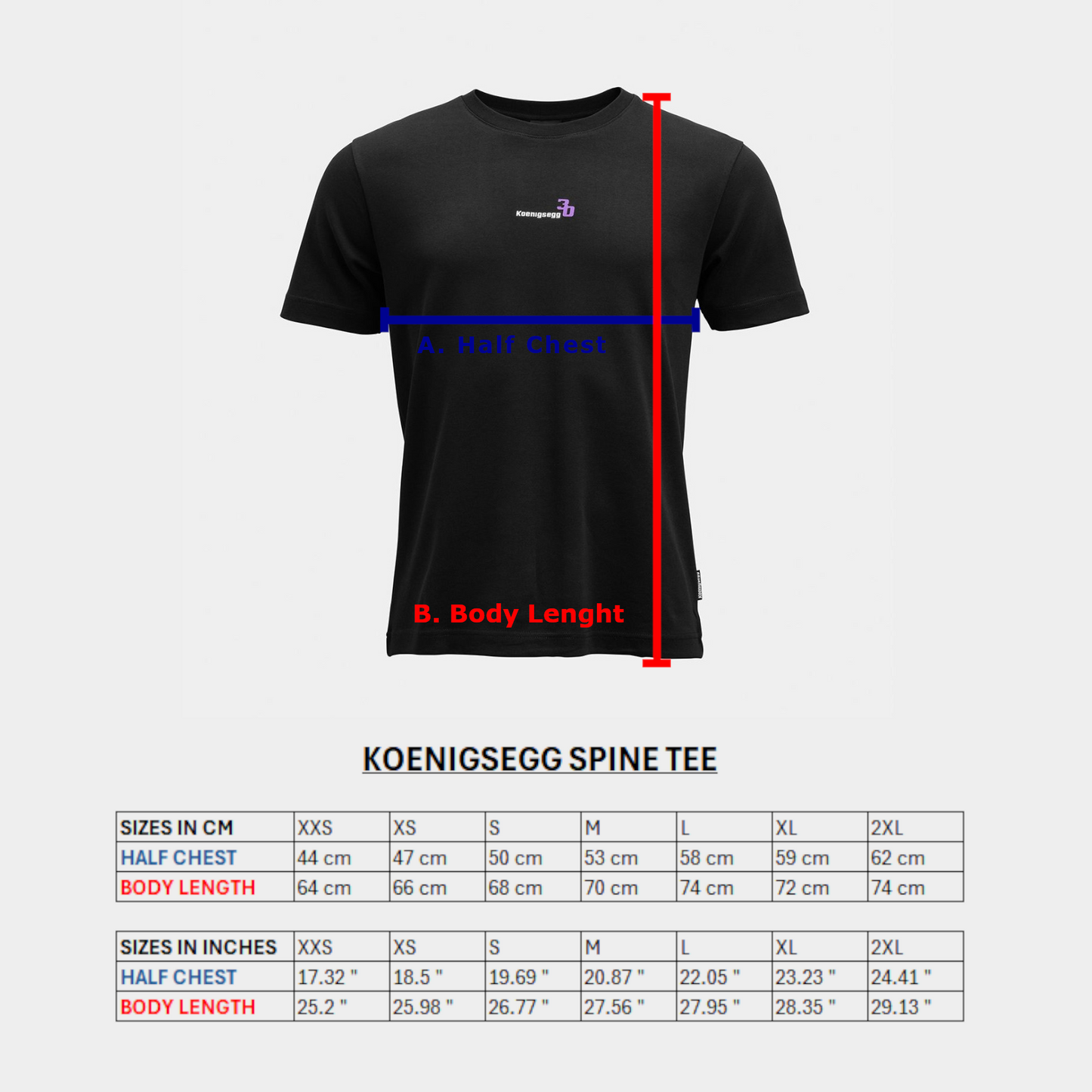 Koenigsegg 30 Years of Performance Spine Tee