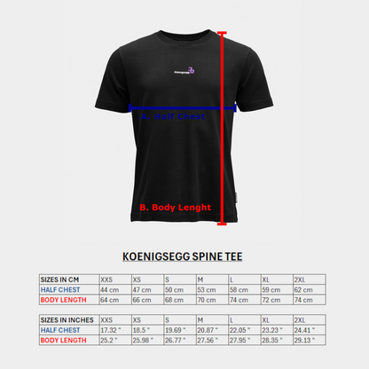 Koenigsegg 30 Years of Performance Spine Tee
