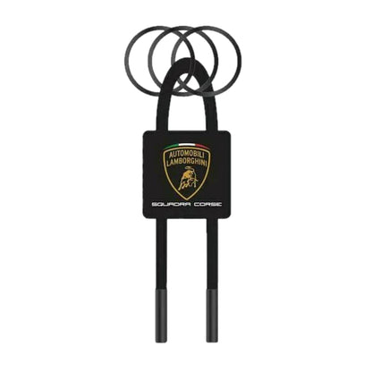 Lamborghini Squadra Corse Rubber Keychain