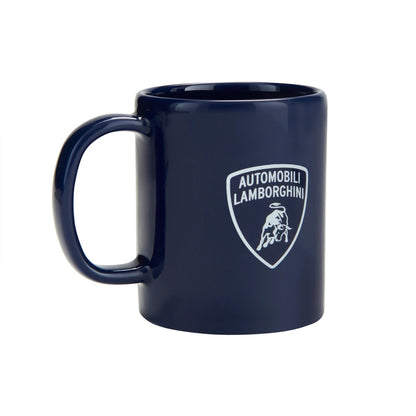 16244KKU094000 Lamborghini 60th Anniversary Crest Mug Navy Blue 60 Anniversario