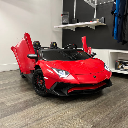 Lamborghini Aventador Ride On 24V Racing Track Hypercar Supercar Toy Car Kids Children Adults Collectible Collectibles