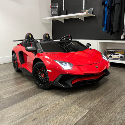 Lamborghini Aventador Ride On 24V Racing Track Hypercar Supercar Toy Car Kids Children Adults Collectible Collectibles