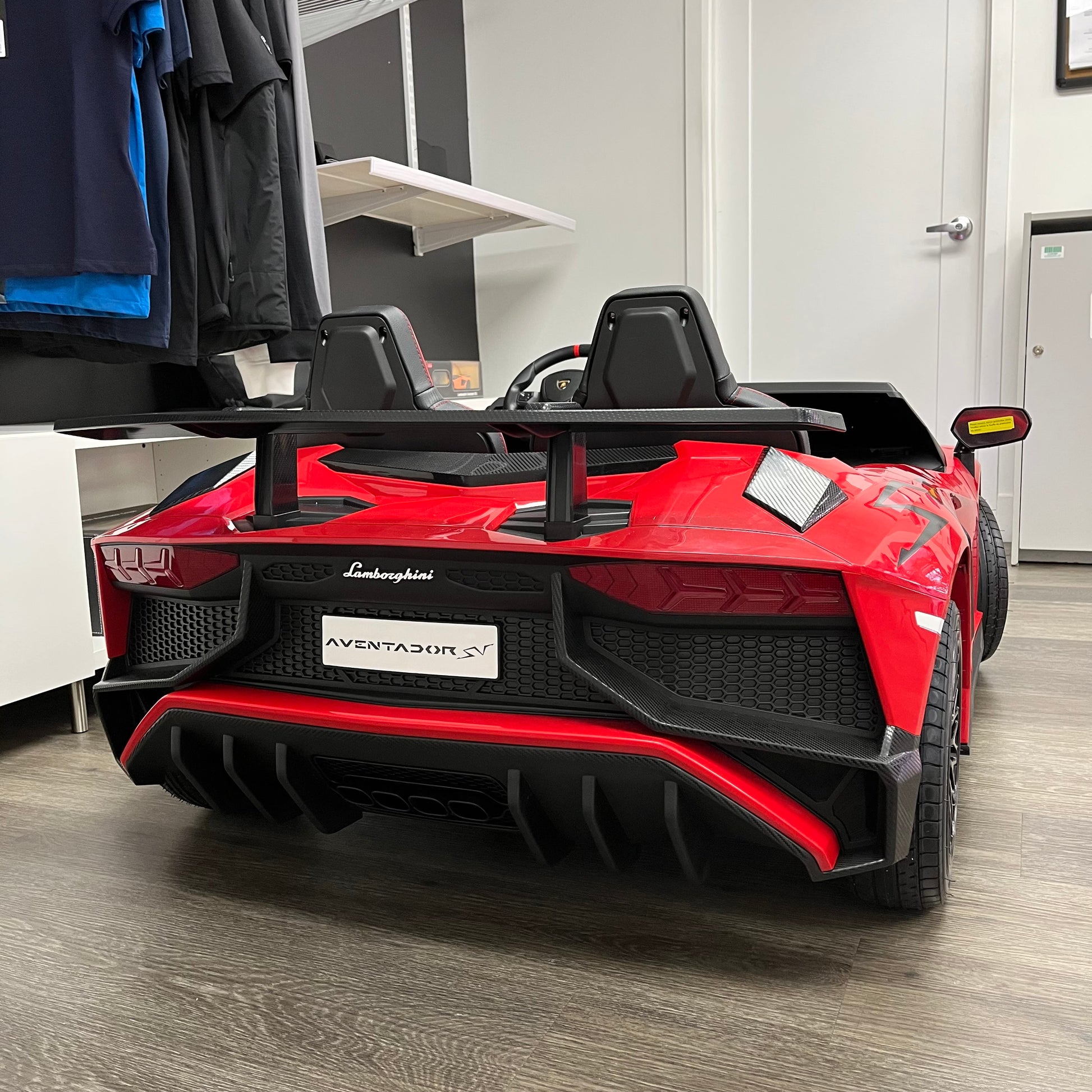Lamborghini Aventador Ride On 24V Racing Track Hypercar Supercar Toy Car Kids Children Adults Collectible Collectibles