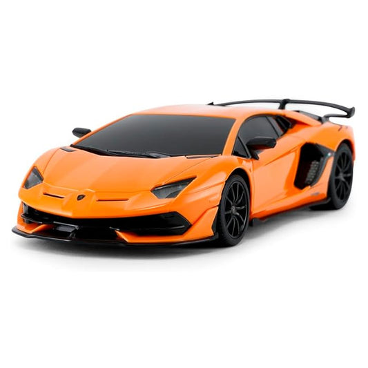1:24 1/24 Scale RC Lamborghini Aventador SVJ Orange Radio Controlled Rastar Special Edition Racing Track Hypercar Supercar Toy Car Kids Children