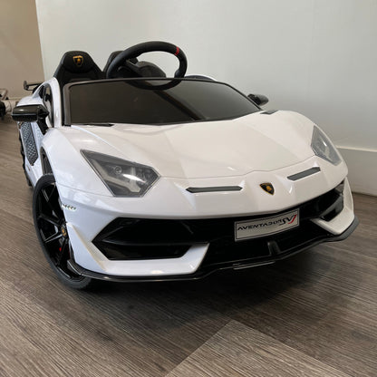 12V Ride-On Lamborghini Aventador SVJ Electric Car Toy Kids Children