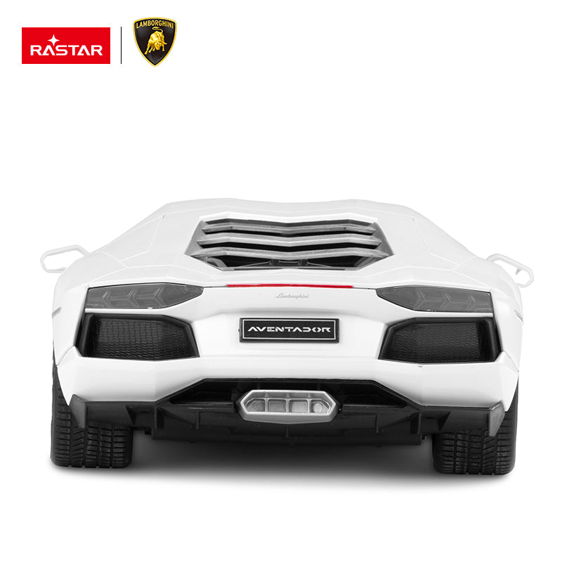 1:14 Scale RC Lamborghini Aventador RC White Large Racing Hypercar Supercar Radio Controlled Rastar Toy Car Kids Children