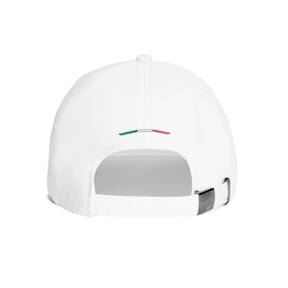 Lamborghini Black Shield Logo Cap White