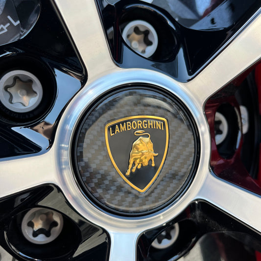 Lamborghini Carbon Fiber Center Cap