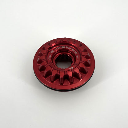 470601295 Lamborghini Center Lock Nut RED Wheels