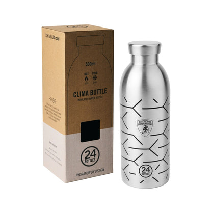 16606STZ000000 Lamborghini Clima Water Bottle Steel 24Bottles