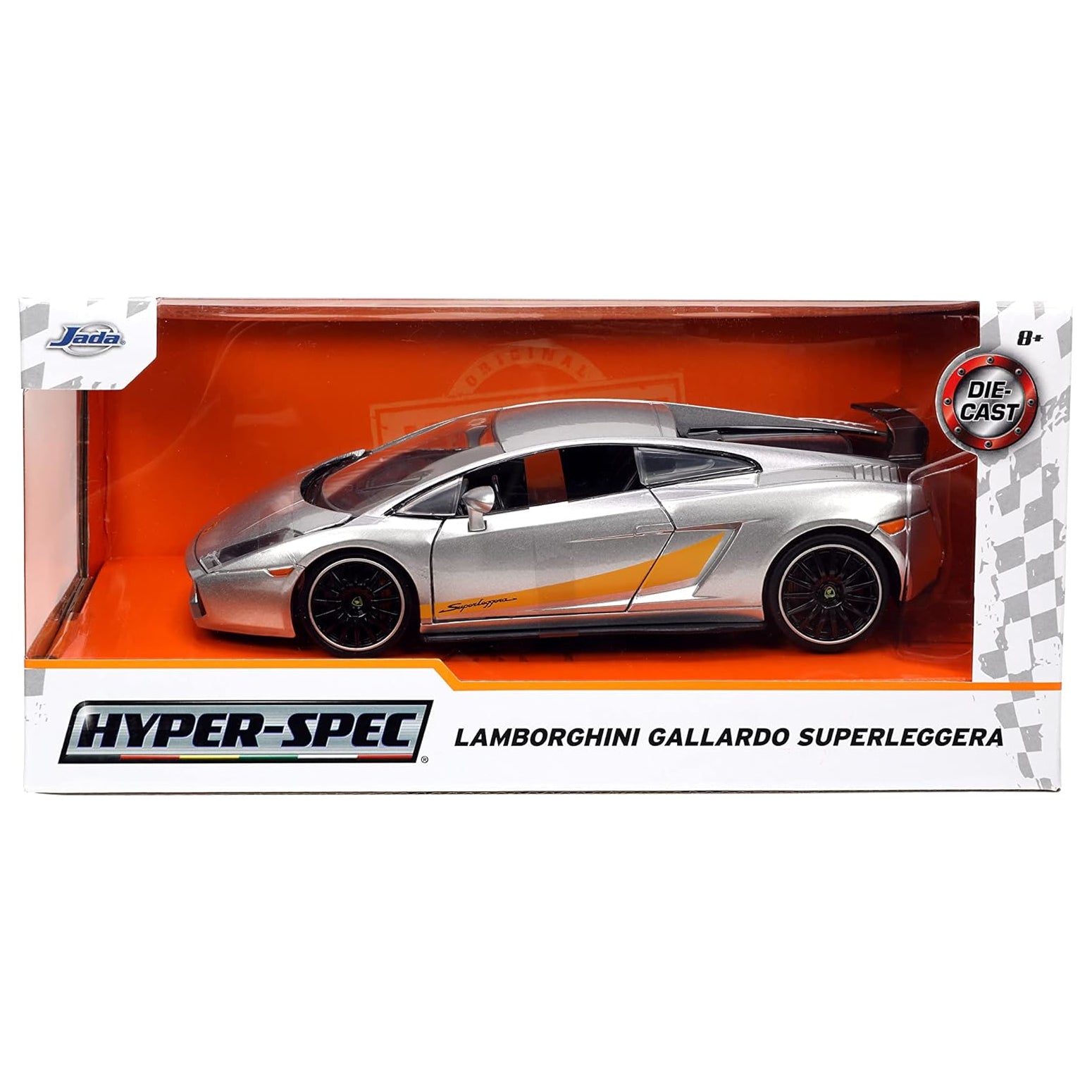 1:24 1/24 Scale Model Lamborghini Gallardo Superleggera Diecast Hyper Spec Jada Special Edition Racing Track Hypercar Supercar Toy Car Kids Children