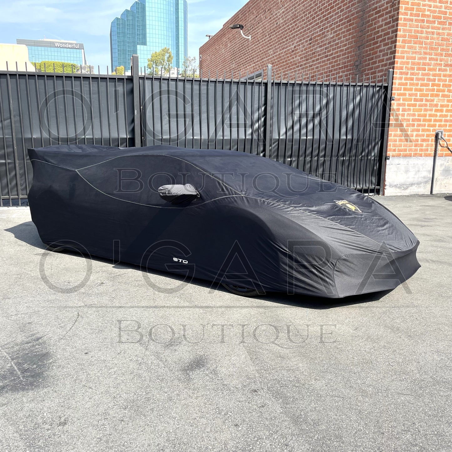 4T0860636A Lamborghini Huracan STO Super Trofeo Omologata Indoor Car Cover Accessori Originali Premium Care OEM OE Genuine Vehicle Accessory Accessories Essential Essentials Travel Maintenance Storage O'Gara Ogara Coach Beverly Hills