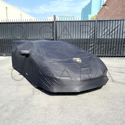 4T0860636A Lamborghini Huracan STO Super Trofeo Omologata Indoor Car Cover Accessori Originali Premium Care OEM OE Genuine Vehicle Accessory Accessories Essential Essentials Travel Maintenance Storage O'Gara Ogara Coach Beverly Hills