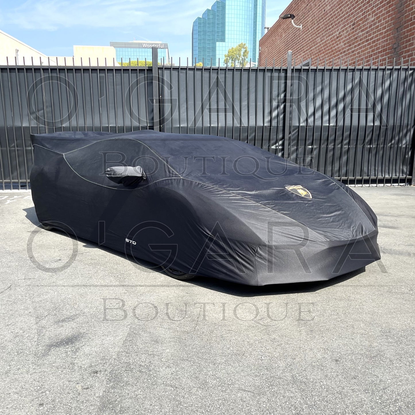 4T0860636A Lamborghini Huracan STO Super Trofeo Omologata Indoor Car Cover Accessori Originali Premium Care OEM OE Genuine Vehicle Accessory Accessories Essential Essentials Travel Maintenance Storage O'Gara Ogara Coach Beverly Hills