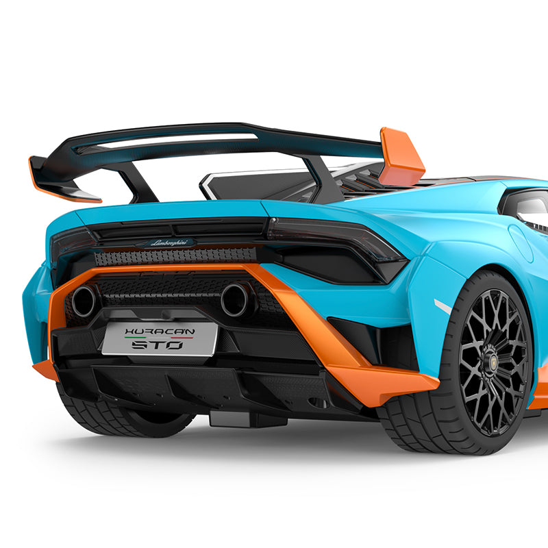 1:14 Scale RC Lamborghini Huracan STO Blue RC Large Racing Hypercar Supercar Radio Controlled Rastar Toy Car Kids Children