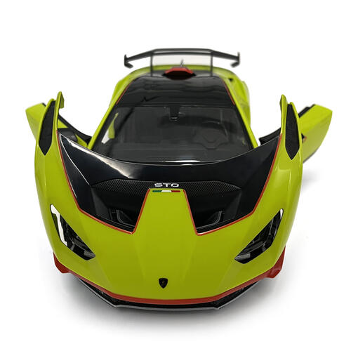 1:14 Scale RC Lamborghini Huracan STO Green RC Large Racing Hypercar Supercar Radio Controlled Rastar Toy Car Kids Children