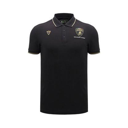 Lamborghini Squadra Corse 2026 Men Polo Black