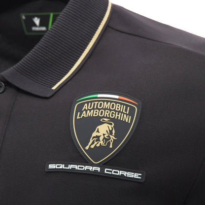 Lamborghini Squadra Corse 2026 Men Polo Black