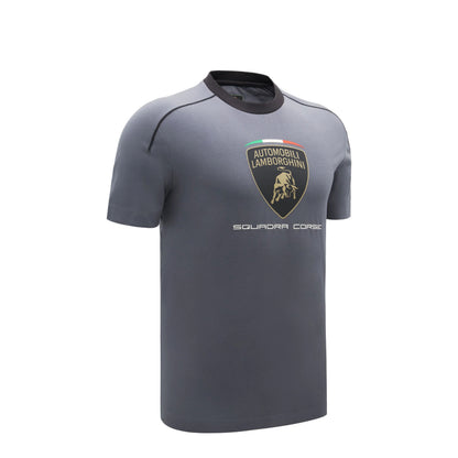 Lamborghini Squadra Corse 2026 Men Sports T-Shirt Grey