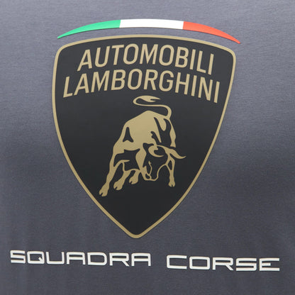 Lamborghini Squadra Corse 2026 Men Sports T-Shirt Grey