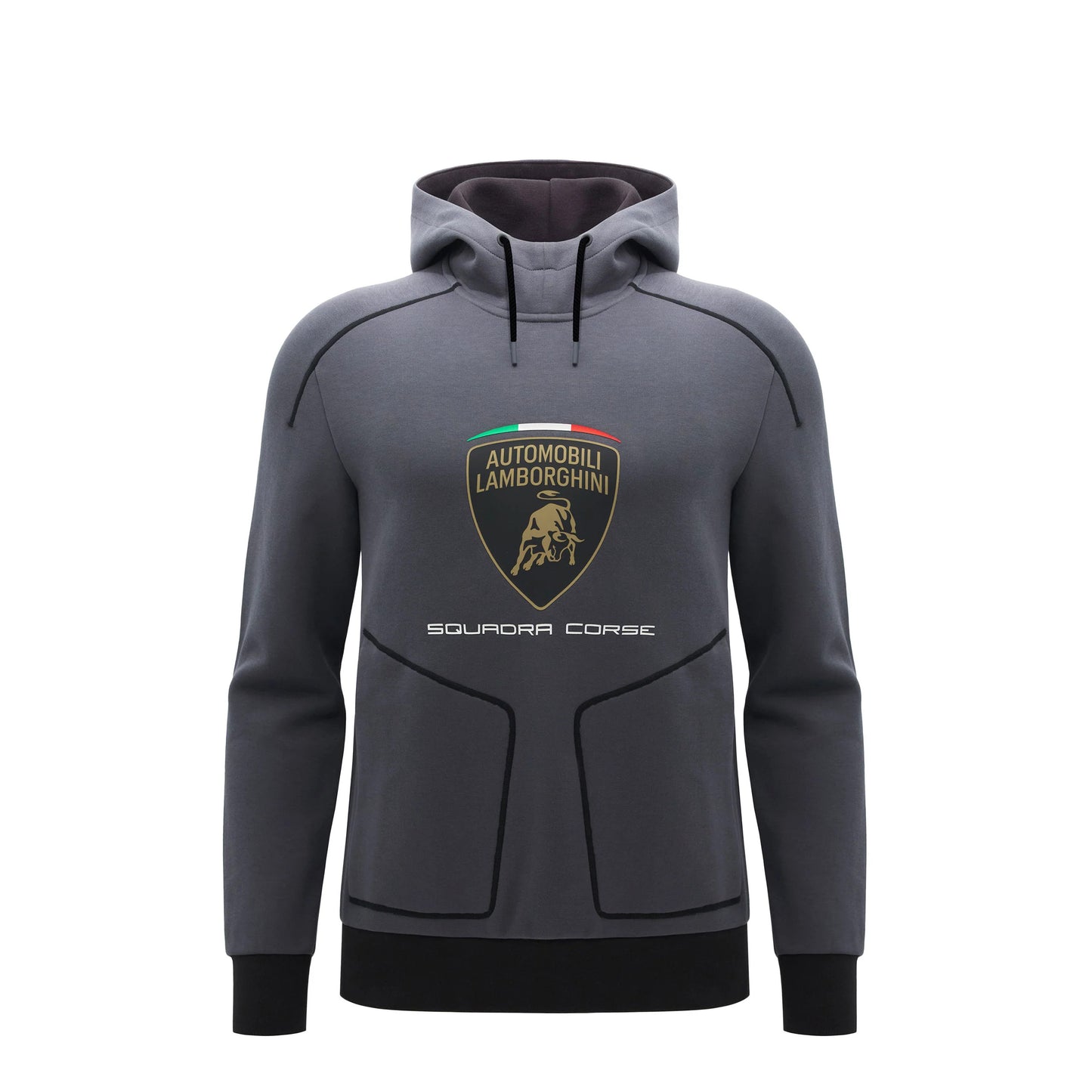 Lamborghini Squadra Corse 2026 Men Hoodie Grey