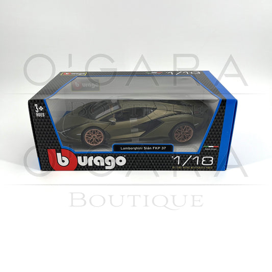 1:18 Lamborghini Sian Green Diecast by BBurago