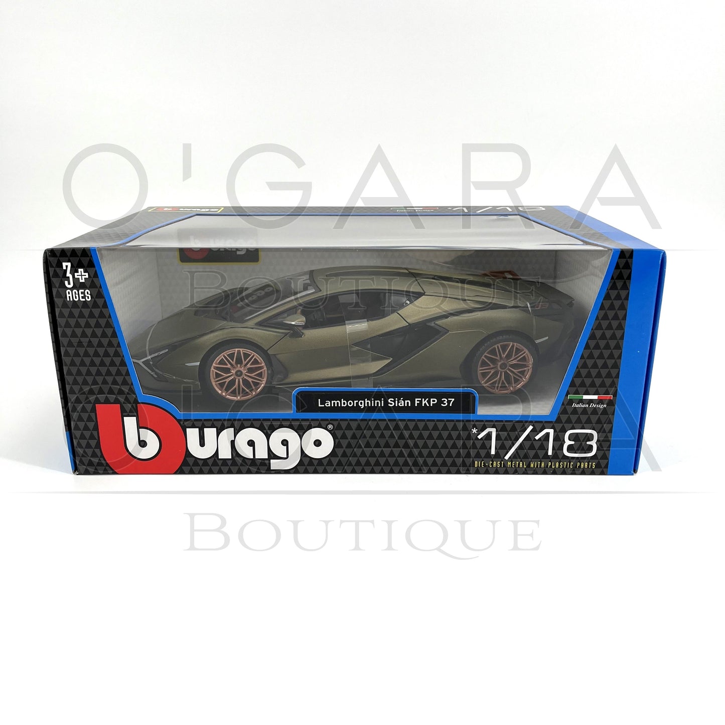 1:18 Lamborghini Sian Green Diecast by BBurago