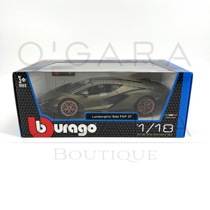 1:18 Lamborghini Sian Green Diecast by BBurago
