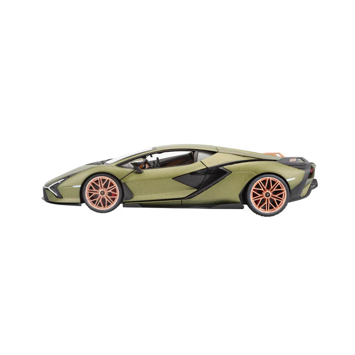 1:18 Lamborghini Sian Green Diecast by BBurago