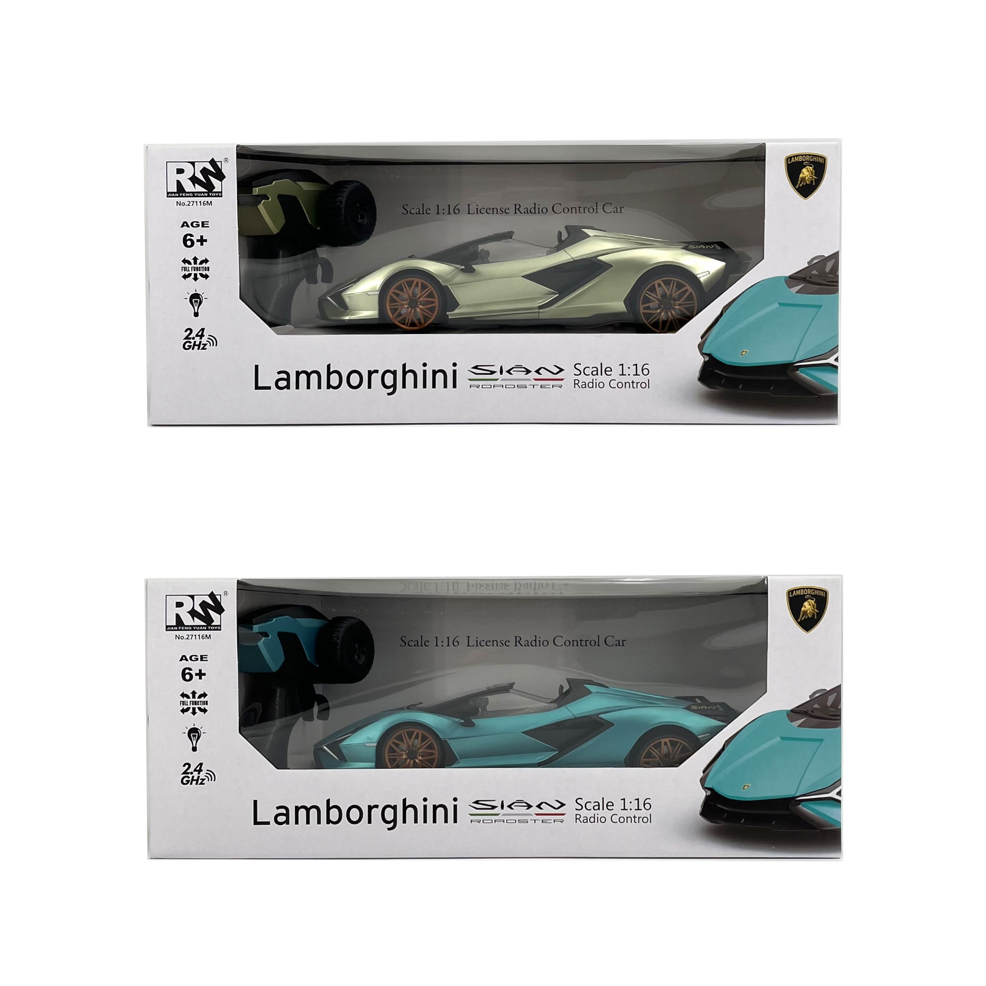1:12 Scale RC Lamborghini Sian Roadster Convertible Racing Hypercar Supercar Radio Controlled Toy Car Kids Children