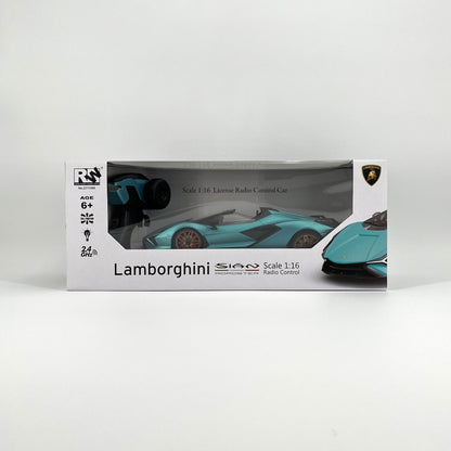1:12 Scale RC Lamborghini Sian Roadster Convertible Racing Hypercar Supercar Radio Controlled Toy Car Kids Children