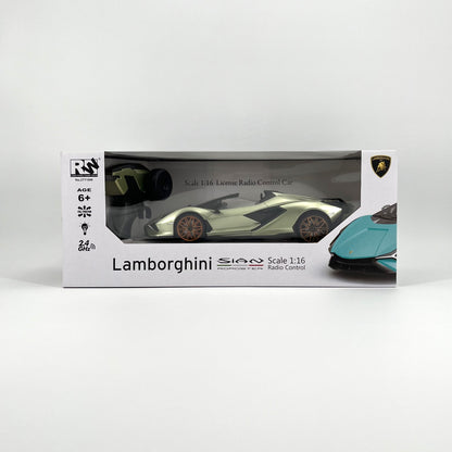 1:12 Scale RC Lamborghini Sian Roadster Convertible Racing Hypercar Supercar Radio Controlled Toy Car Kids Children