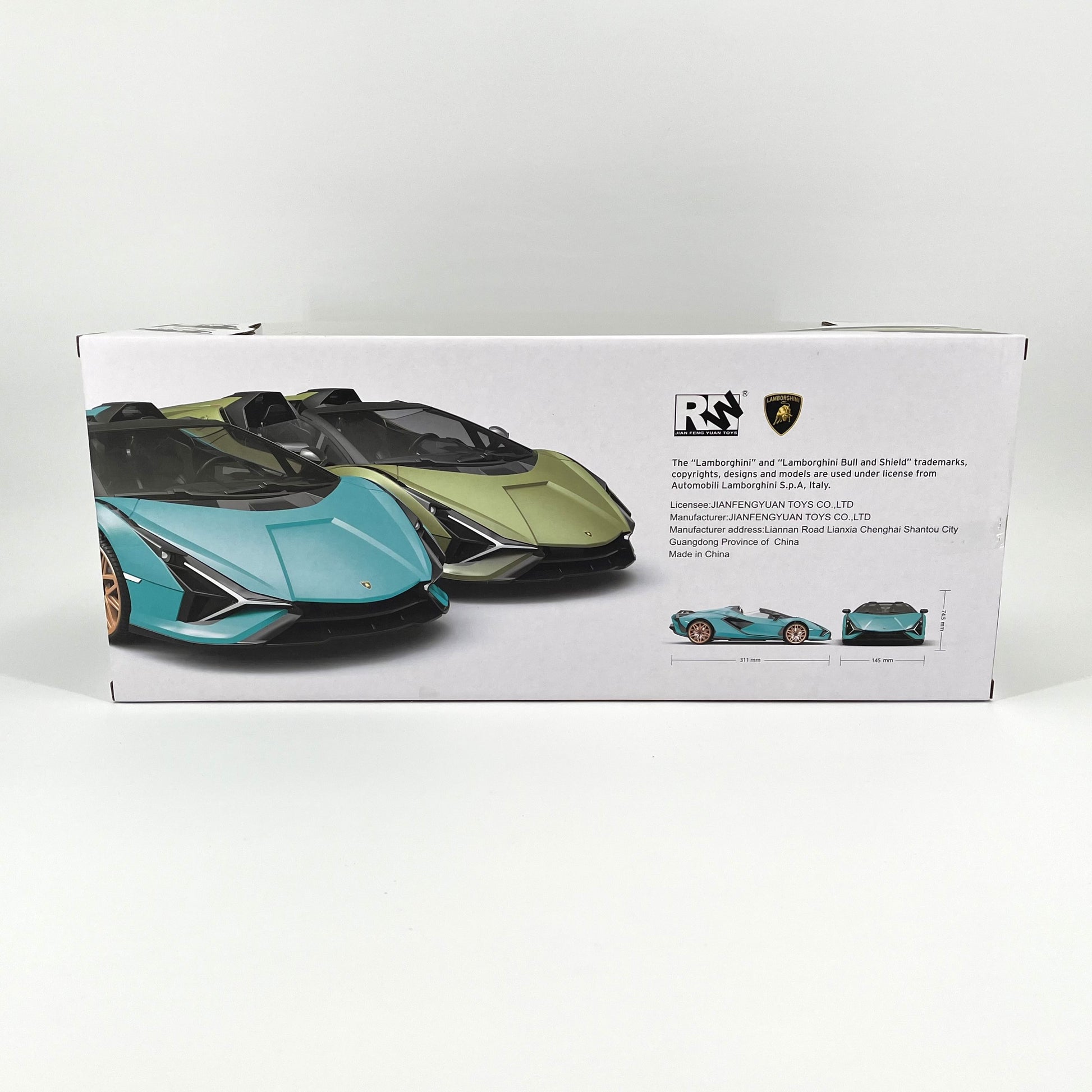 1:12 Scale RC Lamborghini Sian Roadster Convertible Racing Hypercar Supercar Radio Controlled Toy Car Kids Children