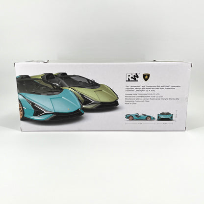 1:12 Scale RC Lamborghini Sian Roadster Convertible Racing Hypercar Supercar Radio Controlled Toy Car Kids Children