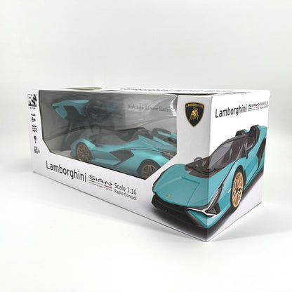 1:12 Scale RC Lamborghini Sian Roadster Convertible Racing Hypercar Supercar Radio Controlled Toy Car Kids Children
